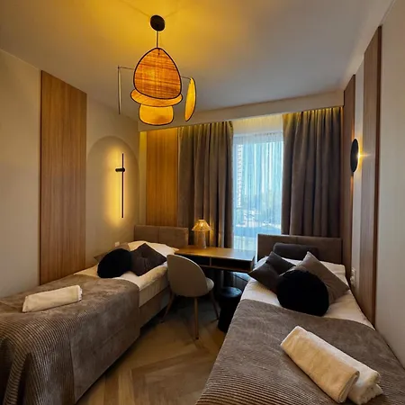 Family & Business Sauna Baltic Horizon No 2 Premium - 3 Bedroom With Private Sauna, Jacuzzi, Rooftop Gym & Panoramic Terrace, Balcony, Underground Garage Daire Gdansk