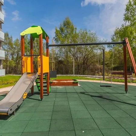 Family & Business Sauna Baltic Horizon No 2 Premium - 3 Bedroom With Private Sauna, Jacuzzi, Rooftop Gym & Panoramic Terrace, Balcony, Underground Garage Daire Gdansk