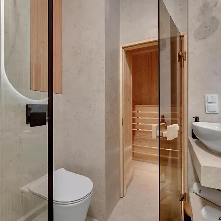 Family & Business Sauna Baltic Horizon No 2 Premium - 3 Bedroom With Private Sauna, Jacuzzi, Rooftop Gym & Panoramic Terrace, Balcony, Underground Garage Daire *