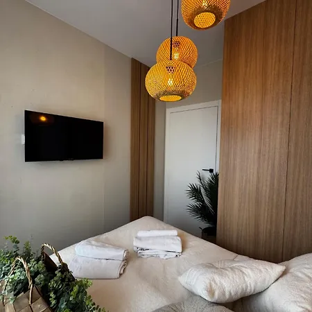 Apartmán Family & Business Sauna Baltic Horizon Premium - 3 Bedroom With Private Sauna, Jacuzzi, Rooftop Gym & Panoramic Terrace, Balcony, Underground Garage