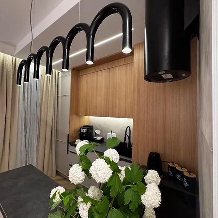 Family & Business Sauna Baltic Horizon Premium - 3 Bedroom With Private Sauna, Jacuzzi, Rooftop Gym & Panoramic Terrace, Balcony, Underground Garage Apartmán *