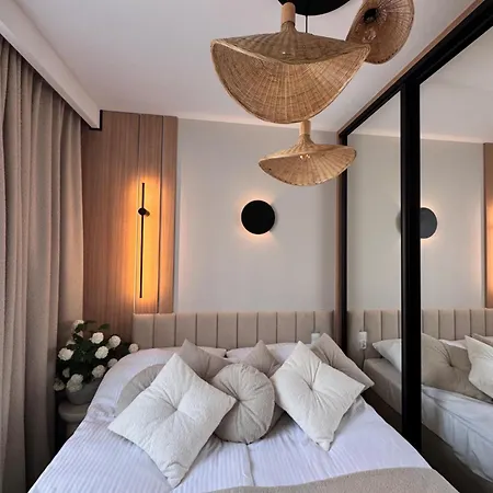 Apartmán Family & Business Sauna Baltic Horizon Premium - 3 Bedroom With Private Sauna, Jacuzzi, Rooftop Gym & Panoramic Terrace, Balcony, Underground Garage