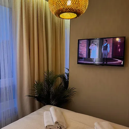 Apartmán Family & Business Sauna Baltic Horizon Premium - 3 Bedroom With Private Sauna, Jacuzzi, Rooftop Gym & Panoramic Terrace, Balcony, Underground Garage *