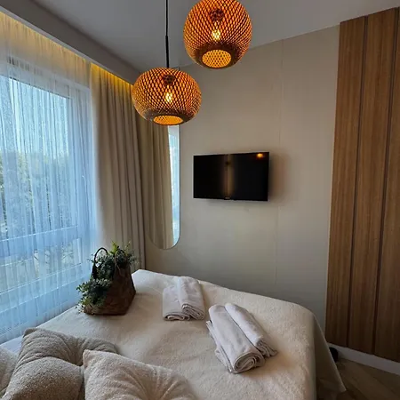 Family & Business Sauna Baltic Horizon No 2 Premium - 3 Bedroom With Private Sauna, Jacuzzi, Rooftop Gym & Panoramic Terrace, Balcony, Underground Garage * Γκντανσκ