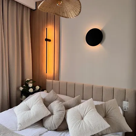 Family & Business Sauna Baltic Horizon Premium - 3 Bedroom With Private Sauna, Jacuzzi, Rooftop Gym & Panoramic Terrace, Balcony, Underground Garage * גדנסק