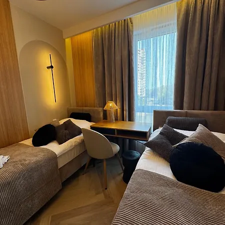 Apartmán Family & Business Sauna Baltic Horizon Premium - 3 Bedroom With Private Sauna, Jacuzzi, Rooftop Gym & Panoramic Terrace, Balcony, Underground Garage