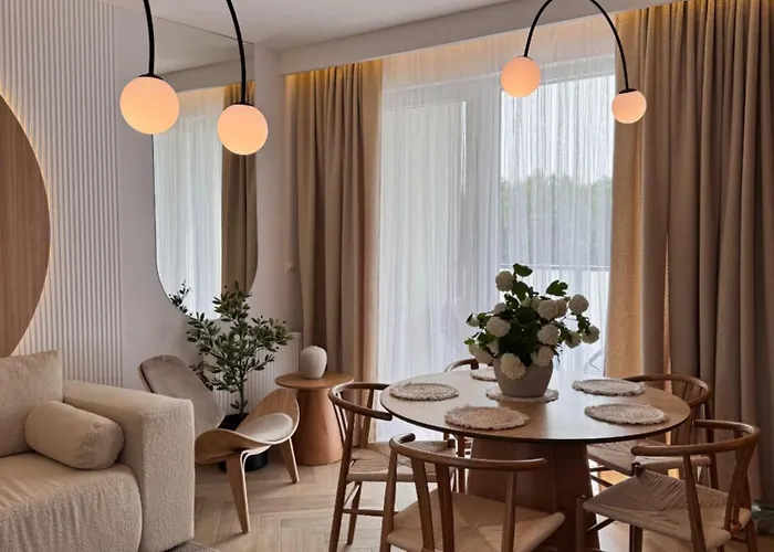 Family & Business Sauna Baltic Horizon No 2 Premium - 3 Bedroom With Private Sauna, Jacuzzi, Rooftop Gym & Panoramic Terrace, Balcony, Underground Garage アパート