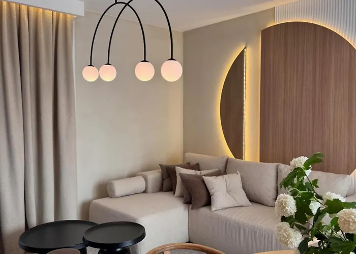 Family & Business Sauna Baltic Horizon No 2 Premium - 3 Bedroom With Private Sauna, Jacuzzi, Rooftop Gym & Panoramic Terrace, Balcony, Underground Garage Apartment Gdansk