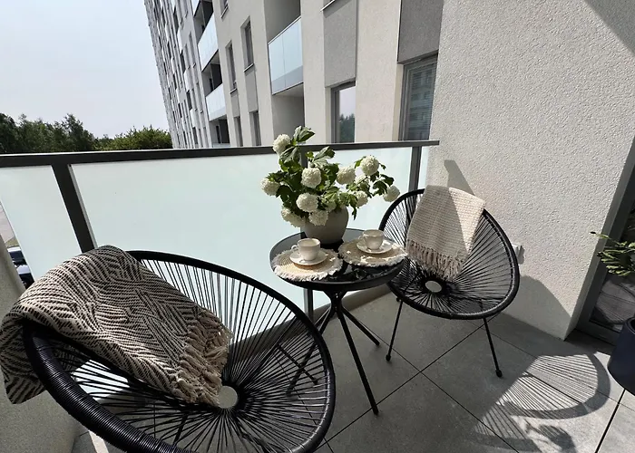Family & Business Sauna Baltic Horizon No 2 Premium - 3 Bedroom With Private Sauna, Jacuzzi, Rooftop Gym & Panoramic Terrace, Balcony, Underground Garage Gdansk