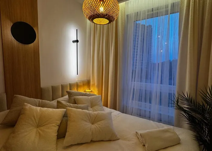 Apartment Family & Business Sauna Baltic Horizon No 2 Premium - 3 Bedroom With Private Sauna, Jacuzzi, Rooftop Gym & Panoramic Terrace, Balcony, Underground Garage