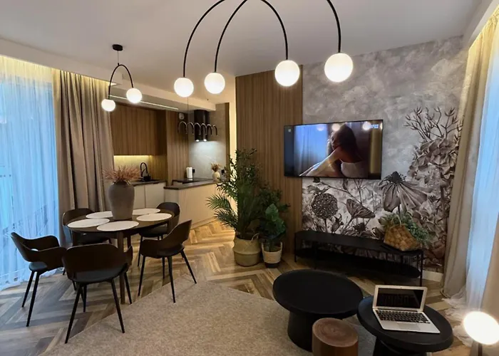 Apartment Family & Business Sauna Baltic Horizon No 2 Premium - 3 Bedroom With Private Sauna, Jacuzzi, Rooftop Gym & Panoramic Terrace, Balcony, Underground Garage Gdansk